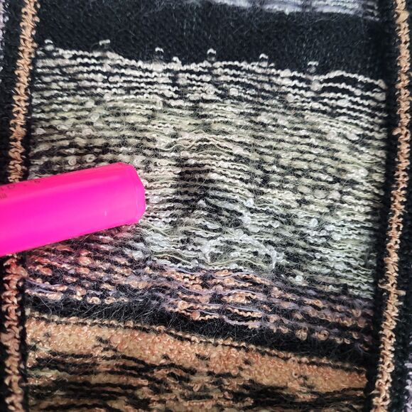 Vintage Brenda French sz 1 Neiman Marcus Hand Loomed Knit wool mohair Cardigan - Picture 12 of 15